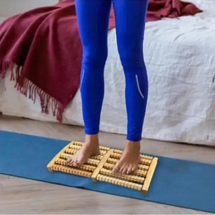 Litae Trend 10 Silindirli Ahşap Ayak Masaj Aleti