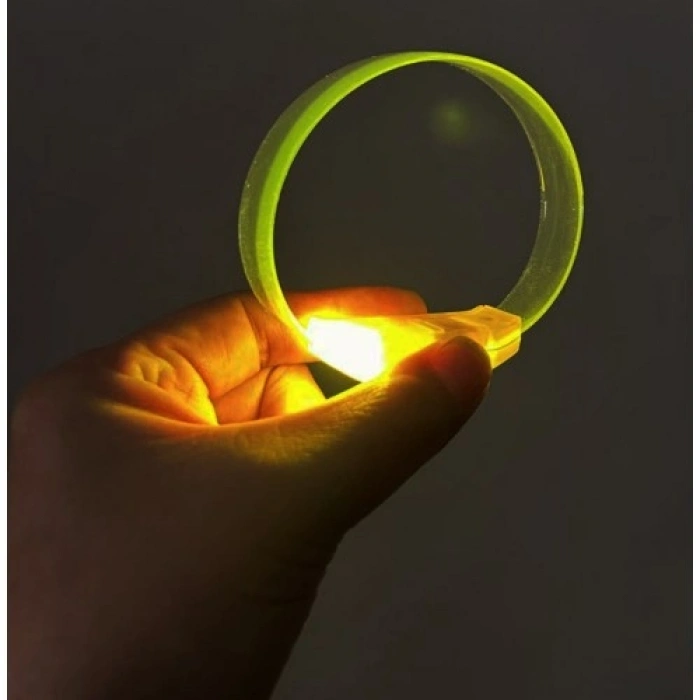 Litae Trend 3 Modlu Pilli LED Işıklı Esnek Parti Bilekliği Sarı