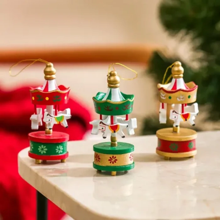 HERŞEYTREND 6lı Atlı Karınca Yılbaşı Süsü