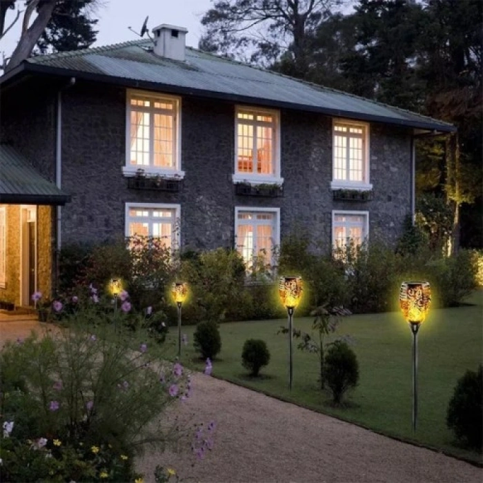 Litae Trend Alev Efektli Solar Bahçe Lambası (51 cm)