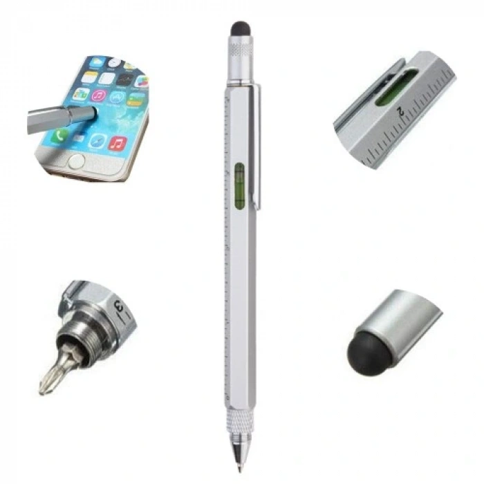 Litae Trend  Cetvelli Tornavidali Su Terazili İlginç Dokunmatik Mimar Kalem