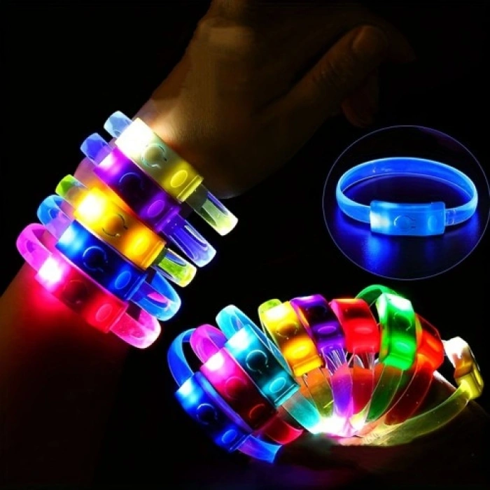 Litae Trend Festival & Parti LED Bileklik – 3 Modlu Işıklı