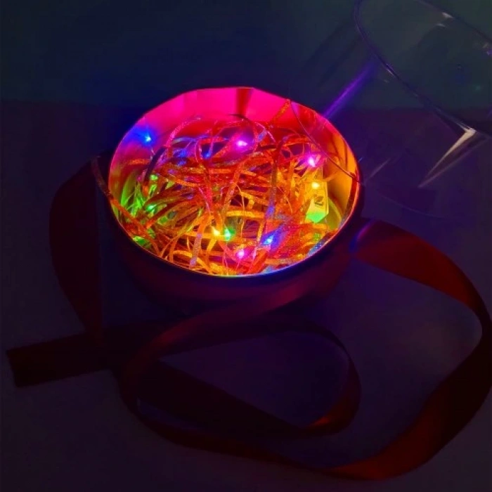 Litae Trend  Işıklı Silindir Kutu