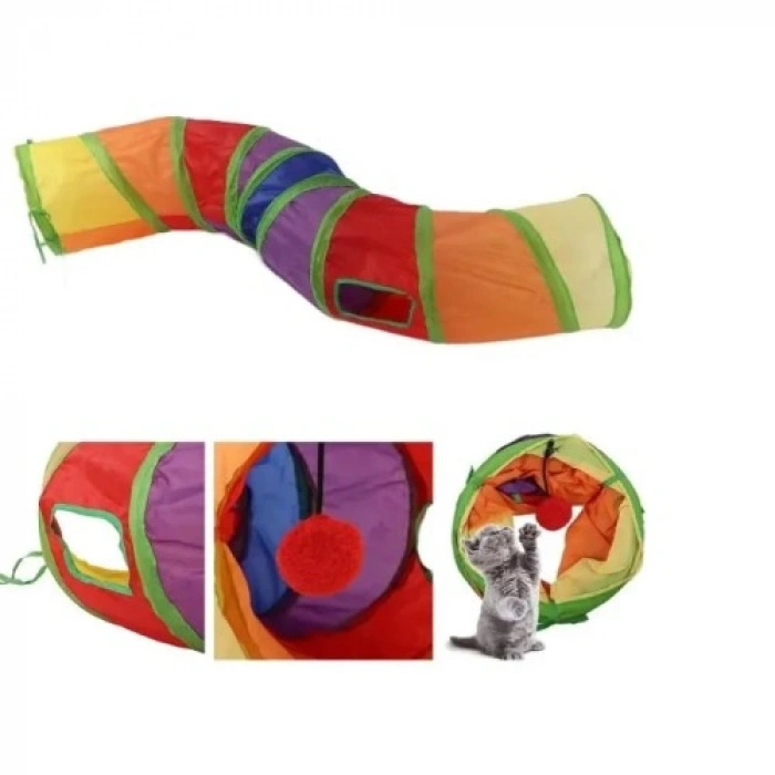 Litae Trend Kedi Oyun Tüneli  125 cm