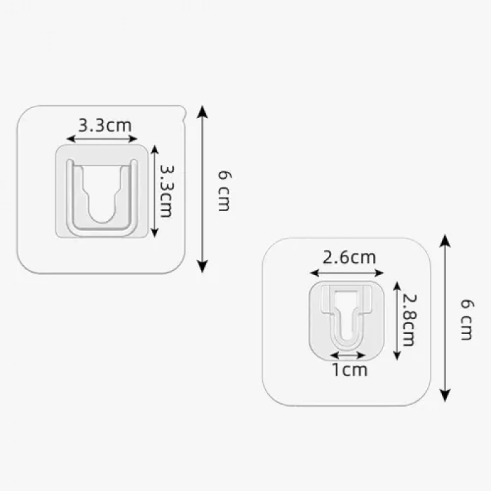 Litae Trend Kendinden Yapışkanlı Çift Taraflı Askı