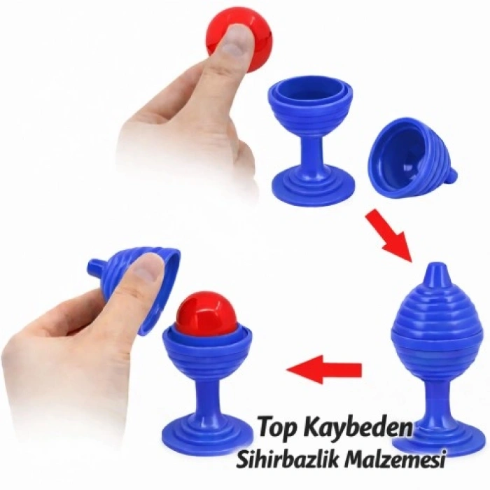 Litae Trend Mavi Renk Sihirli Kupa Top Kaybetme Oyunu 7 cm