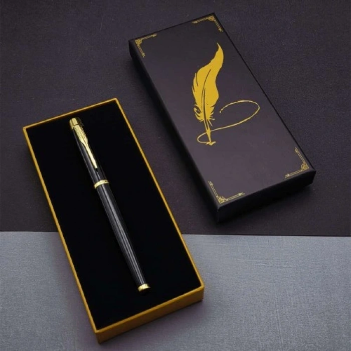 Litae Trend  Metal Siyah Roller Kalem