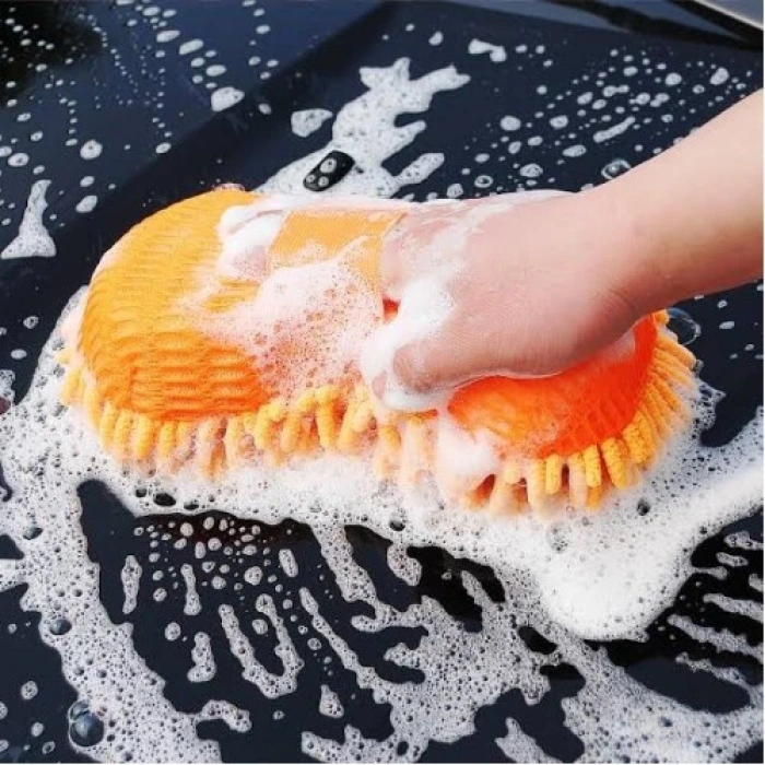 HERŞEYTREND Premium Araba Yıkama Eldiveni