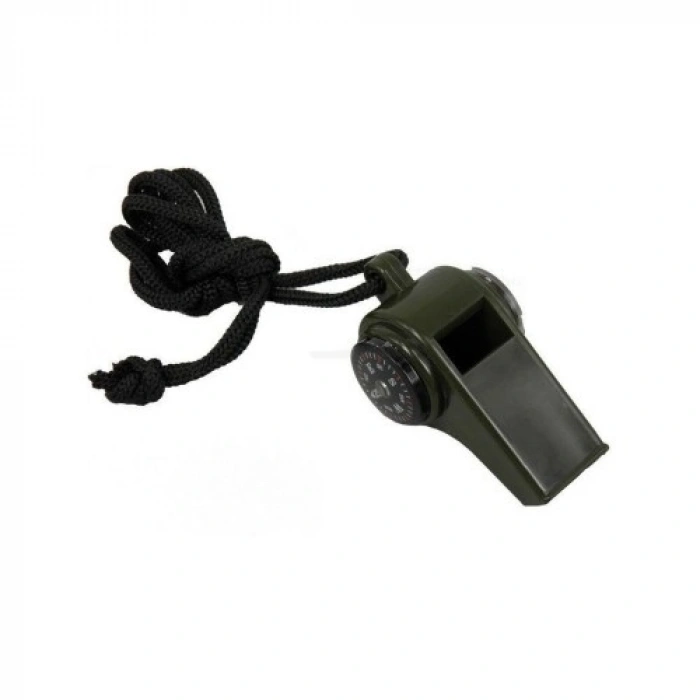 Litae Trend Pusulalı ve Termometreli 3’ü 1 Arada Acil Durum Düdüğü