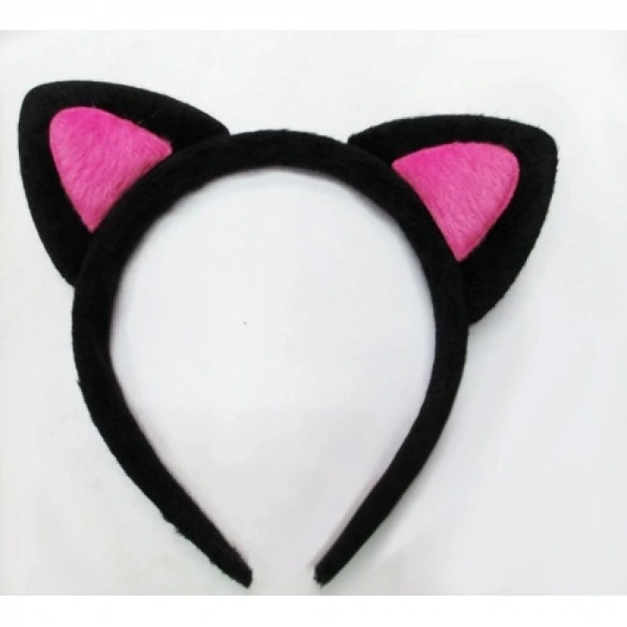 HERŞEYTREND Sevimli Kedi Kulak Pofuduk Kedi Taç Şeker Pembe