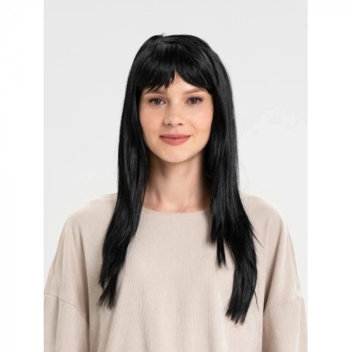 Litae Trend Siyah Renk Uzun Parti Peruğu