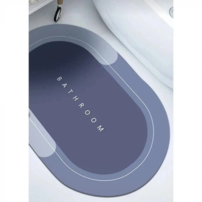 Litae Trend Süper Su Emici Kaymaz Tabanlı Nappa Banyo Paspası