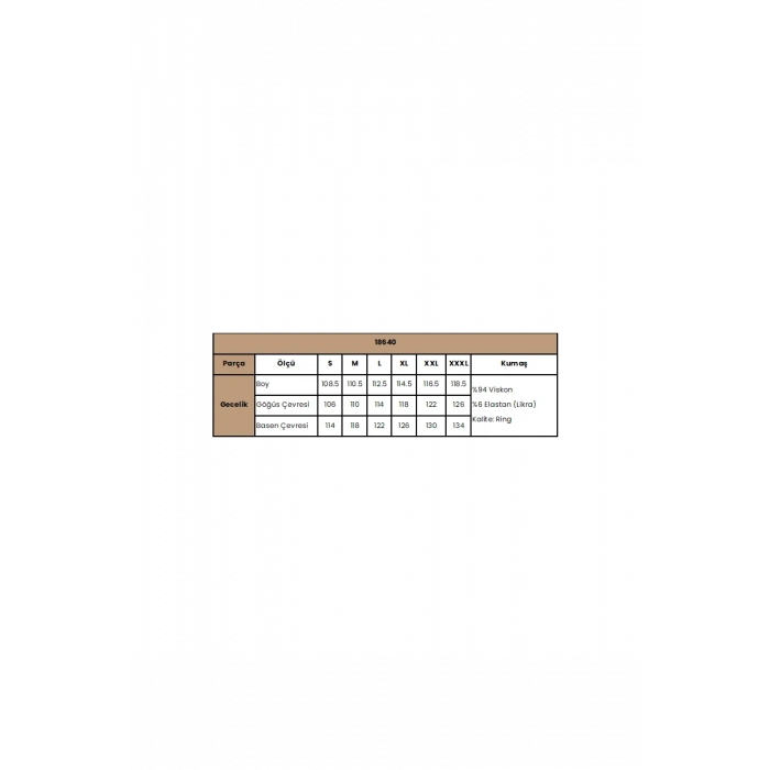 HERŞEYTREND  Yakası Dantelli Kısa Kollu Gecelik