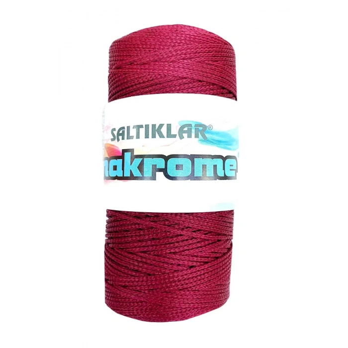 LitaeTrend 1 Adet Polyester Makrome İpi 1560 Bordo 100 gr