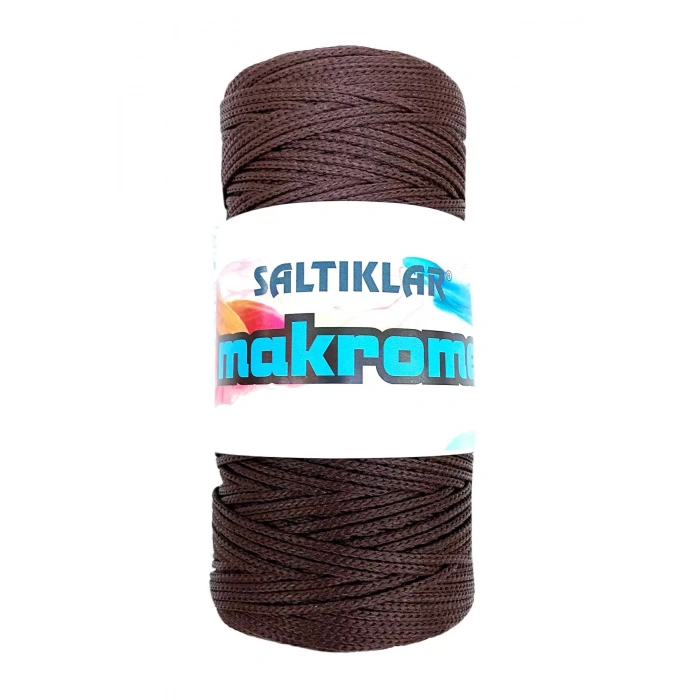 LitaeTrend 1 Adet Polyester Makrome İpi 2070 Kahve 100 gr