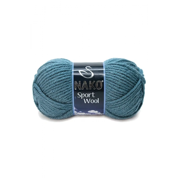 LitaeTrend 1 Adet Sport Wool Atkı Bere Ceket Yelek Örgü İpi Yünü No: 185 Fırtına