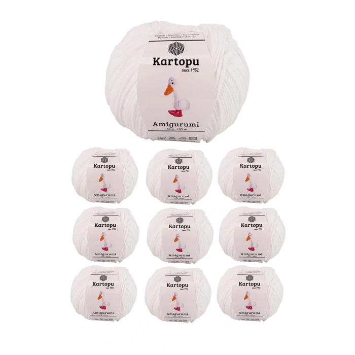 LitaeTrend 10 Adet Amigurumi El Örgü İpi 50gr 010