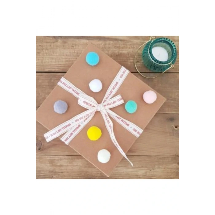 LitaeTrend 12mm Renkli Karışık Yumuşak Ponpon Peluş 200 Adet