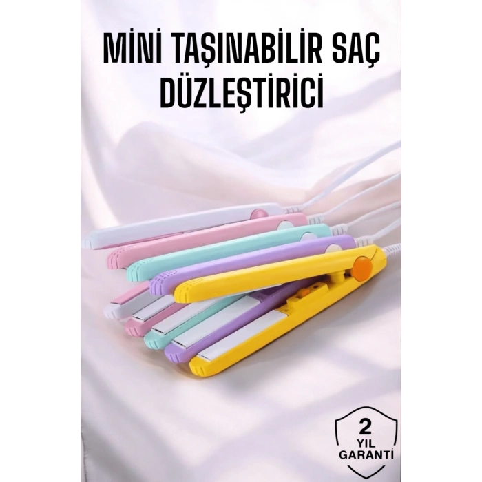 LitaeTrend 180°C Isı ve Uzun Süre Kalıcı Düzlük Sağlayan Mini Saç Düzleştirici