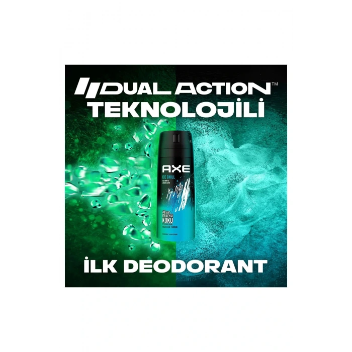 LitaeTrend 2 Adet Axe Ice Chill Erkek Deodorant Sprey 150 ml