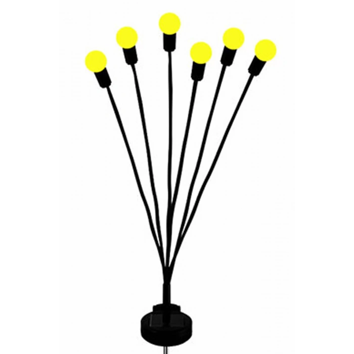 LitaeTrend 2li Bahçe Çiti 6lı Renkli Güneş Enerjili Led Lamba Royaleks-1085