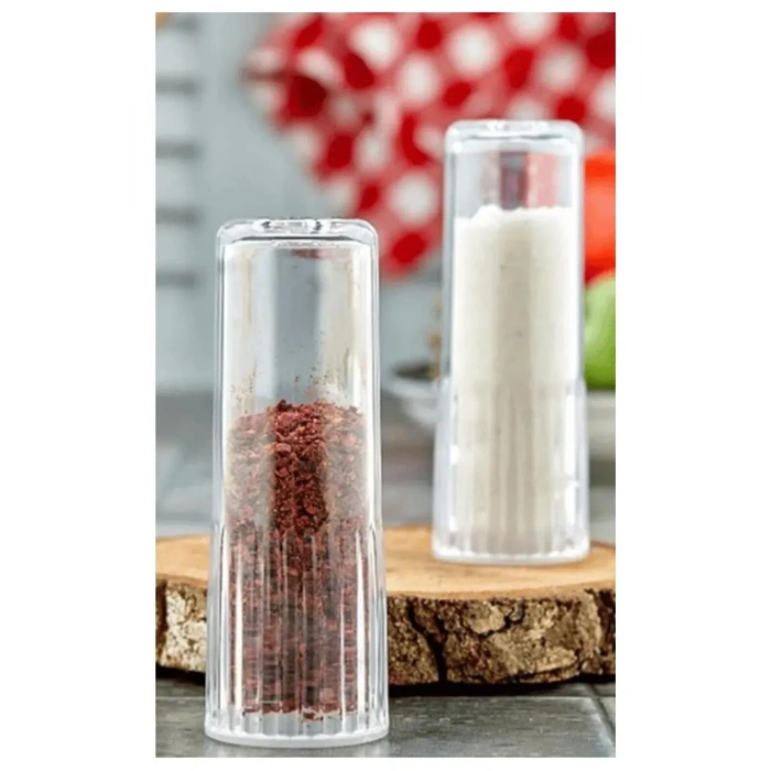 LitaeTrend 2li Mika Kristal Tuzluk Biberlik Şefaf Royaleks-AMS-033