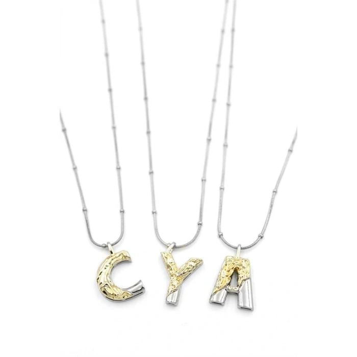 LitaeTrend 24lü Harf Kolye - Gümüş