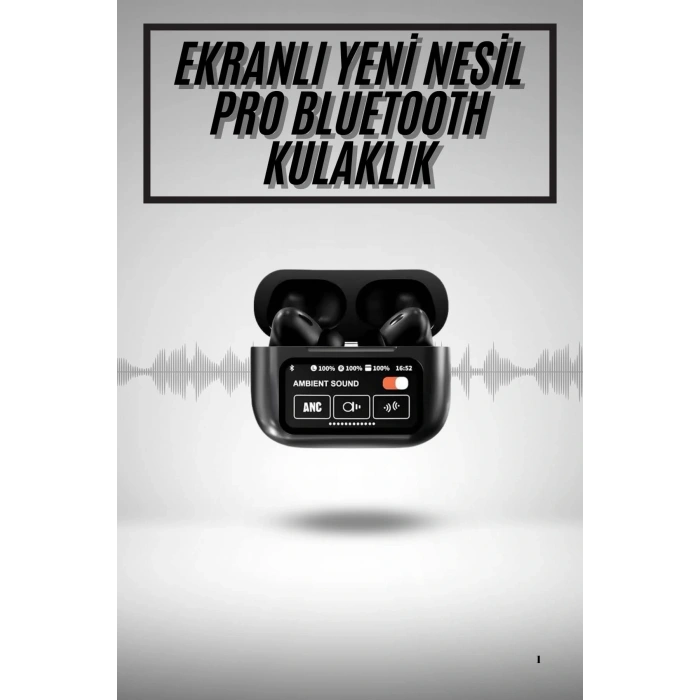 LitaeTrend 2.Nesil Pro Ekranlı Sesli Görüşme Yapabilen Kablosuz Bluetooth Kulaklık