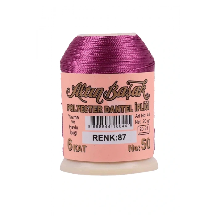 LitaeTrend 3 Adet Altınbaşak Oya ve Dantel İpi 20 gr - Royaleks - No: 301 - 087 - 383