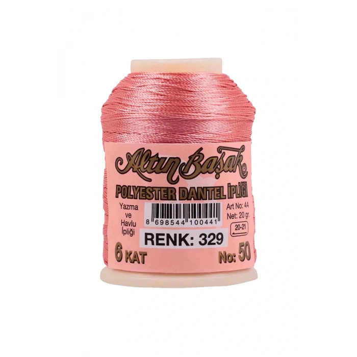 LitaeTrend 3 Adet Altınbaşak Oya ve Dantel İpi 20 gr - Royaleks - No: 329