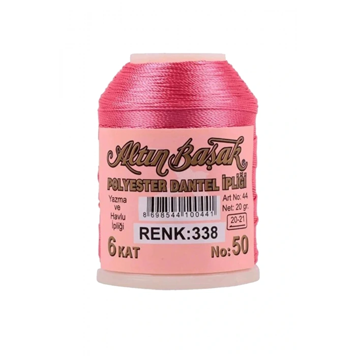 LitaeTrend 3 Adet Altınbaşak Oya ve Dantel İpi 20 gr - Royaleks - No: 338