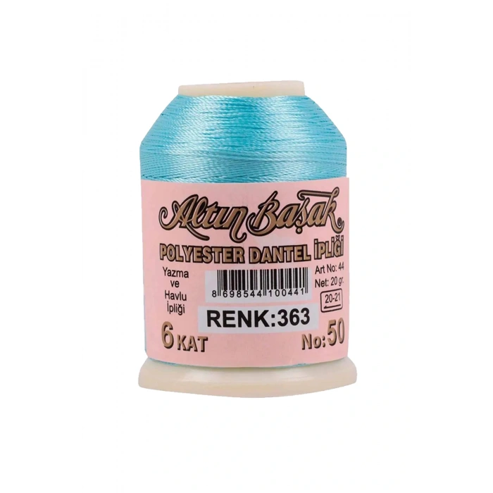 LitaeTrend 3 Adet Altınbaşak Oya ve Dantel İpi 20 gr - Royaleks - No: 363