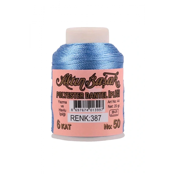 LitaeTrend 3 Adet Altınbaşak Oya ve Dantel İpi 20 gr - Royaleks - No: 387