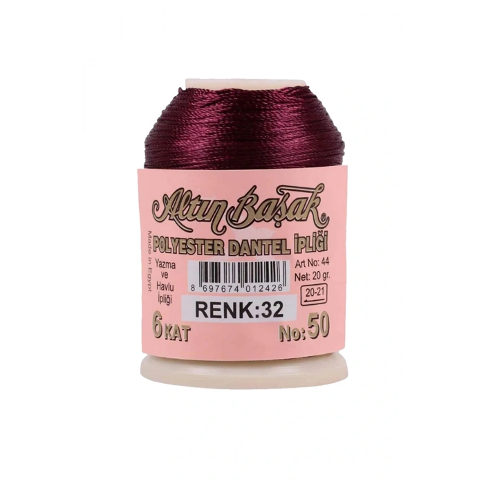 LitaeTrend 3 Adet Altınbaşak Oya ve Dantel İpi 20 gr - Royaleks - No: 413 - 032 - 291