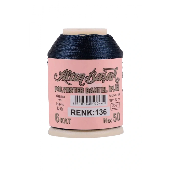 LitaeTrend 3 Adet Altınbaşak Oya ve Dantel İpi 20 gr - Royaleks - No: 903 - 102 - 136