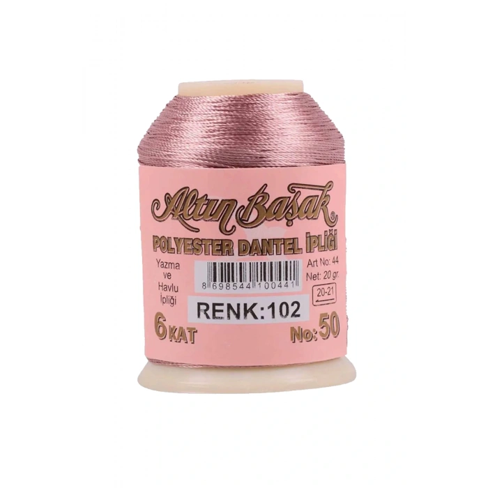 LitaeTrend 3 Adet Altınbaşak Oya ve Dantel İpi 20 gr - Royaleks - No: 903 - 102 - 136