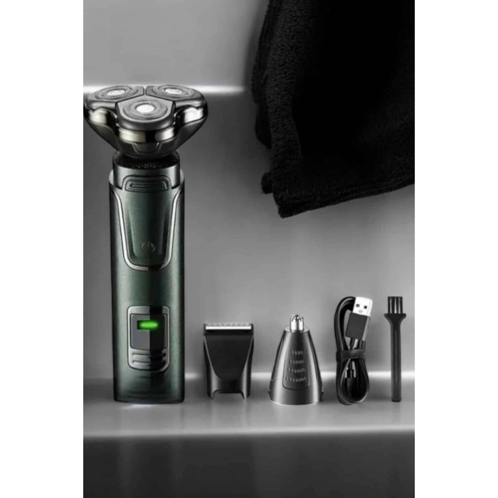 LitaeTrend 3 Başlıklı Profesyonel Saç ve Sakal Bakım Seti Vücut, Burun ve Kulak Tüy Alma