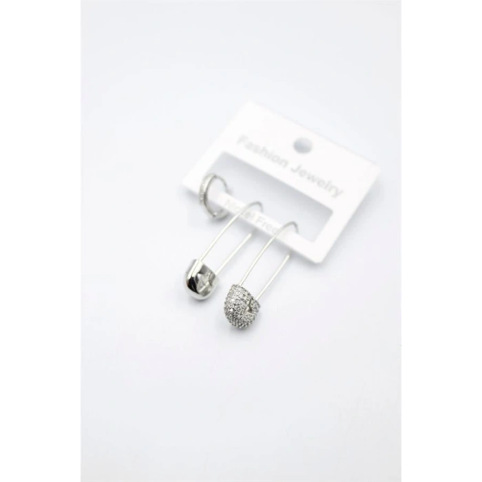 LitaeTrend 3lü Filkete Küpe - Gümüş