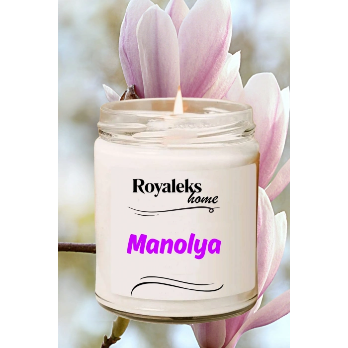 LitaeTrend 4 Adet Doğal Özel Seri Kokulu Dekoratif Kavanoz Mum 4X210 cc - Çiçek Seti - RYL