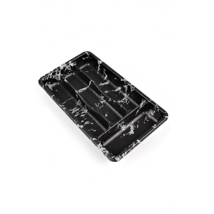 LitaeTrend 4 Gözlü Mermer Desenli Kaşıklık Royaleks-57081