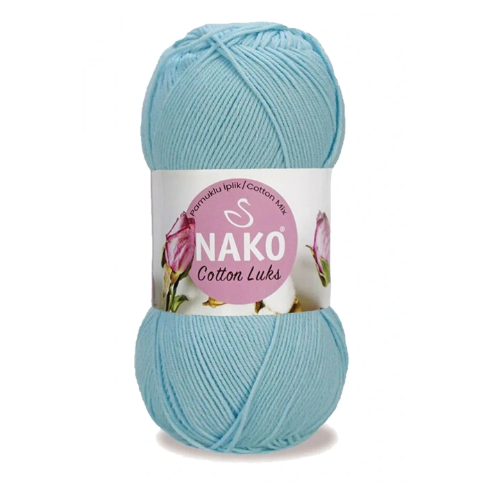 LitaeTrend 5 Adet Cotton Lüks Yelek Tunik Kazak Bluz Hırka İpi Yünü Buz Mavi 97564