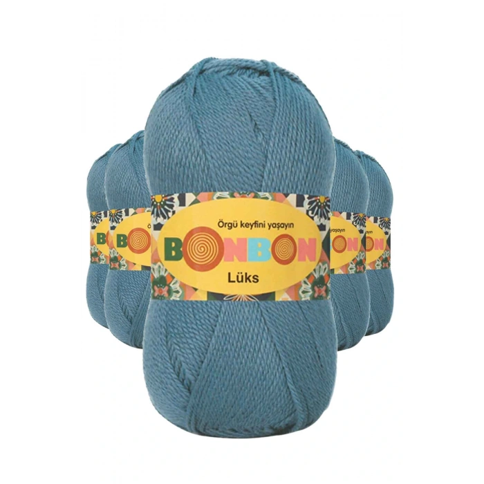 LitaeTrend 5 Adet Lüks Patik İpi Yünü Filiz Yeşili 98263