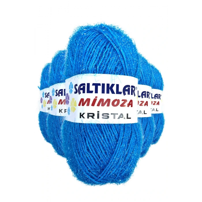 LitaeTrend 5 Adet Mimoza Kristal Işıltılı Şal Patik Yelek İpi 03