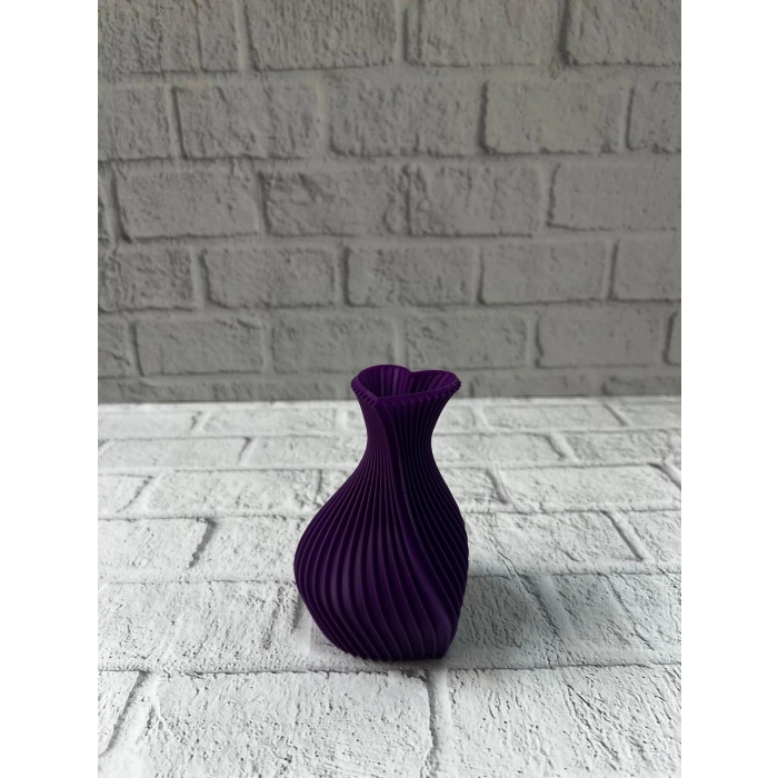 HERŞEYTREND 5 cm Mor Kalp Formlu Mini Vazo Modern Mini Dekor Ürünü