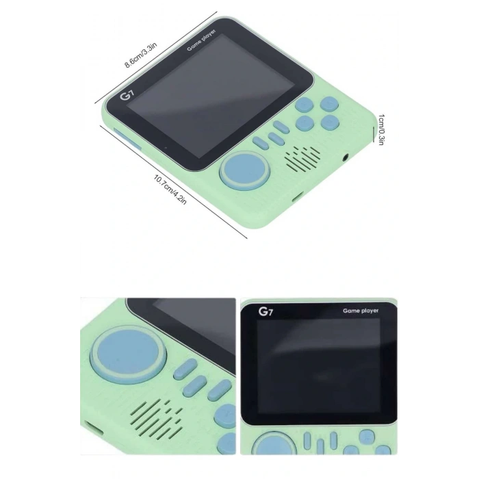 LitaeTrend 666 Oyunlu Retro El Konsolu Atari 3.5 İnç Taşınabilir Oyun Konsolu