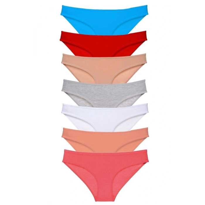 LitaeTrend 7 adet Süper Eko Set Likralı Kadın Slip Külot Set 5