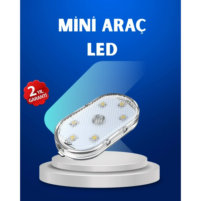 HERŞEYTREND 7 Renk Modlu Dokunmatik Sensörlü Mini LED Araç İçi Lamba