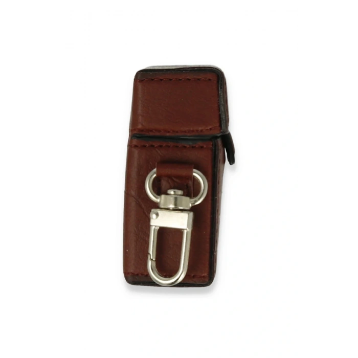 LitaeTrend Airpods 2 (2.nesil) Deri Kılıf - Bordo