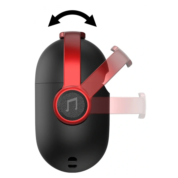 LitaeTrend Airpods 3 (3.nesil) Cool Kılıf - Siyah-Kırmızı