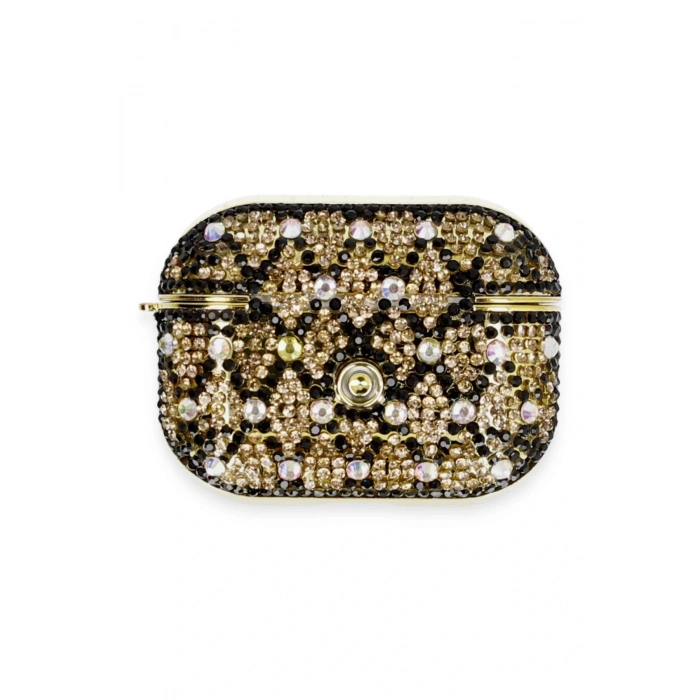 LitaeTrend Airpods Pro 2 (2.nesil) Klor Taşlı Kılıf - Desen 4